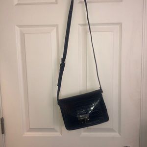 Blue crossbody bag